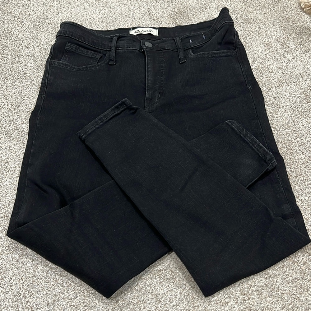 Madewell black jeans. Like new. P28